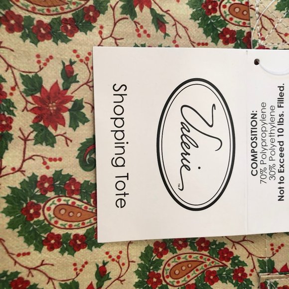 Gift Bags Valerie Parr Hill Shop Tote Roling Blue Snowman Christmas Plaid LOT 6 - Picture 8 of 11